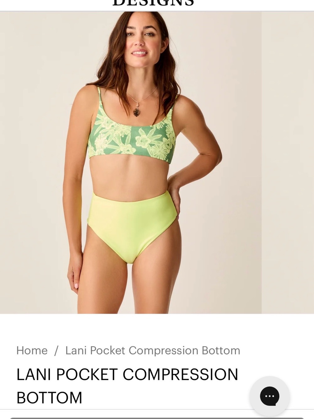Carve Designs Lani Compression Swim Bottoms Sz L